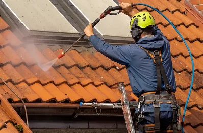 Démoussage et hydrofuge de toiture à Houécourt
